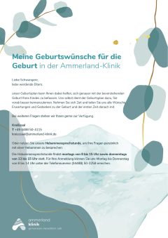 Geburtsplan